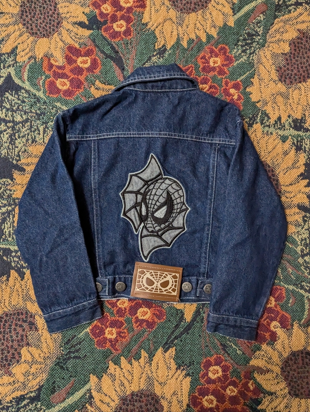Vintage 2003 Toddler Spider-Man Denim Jacket